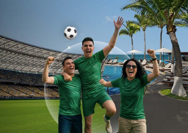 FEEL THE EXCITEMENT OF SOCCER AT KRYSTAL Krystal Grand® Los Cabos FEEL THE EXCITEMENT OF SOCCER AT KRYSTAL Krystal Grand® Los Cabos